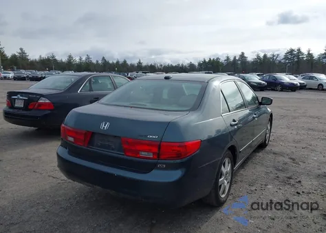 2005 Honda Accord 3.0 Ex из США, поврежденный, VIN 1HGCM665X5A015650
